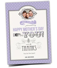 Vintage Charm Mother's Day card
