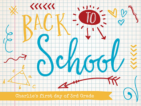 Back to School Doodles  -  Smilebox School Slideshow
