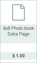 8x8 Photo Book Extra Page