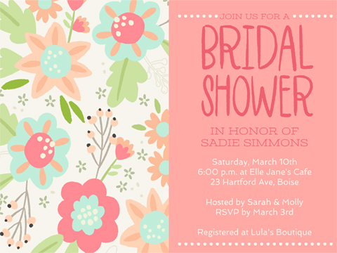 Bridal Shower Invite Smilebox