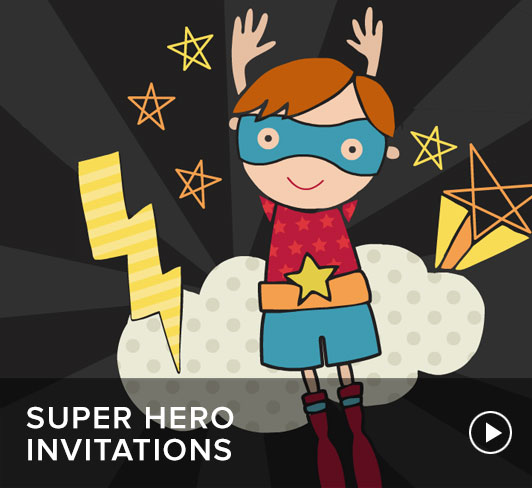 Super Hero Invitation