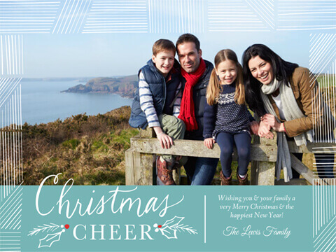 Christmas Greeting HollyBerry Cheer