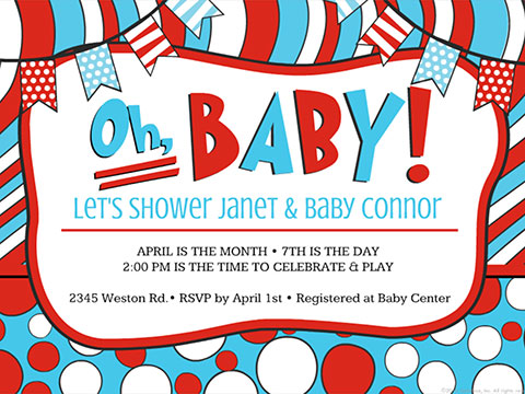 Oh Baby Shower!  -  Smilebox Baby Shower  Invitation  