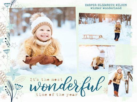 Winter collage - Winter Wonderful