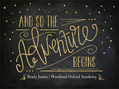Graduation slideshow - The Adventure Begins
