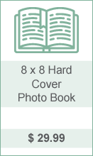 8x8 Hard Cover Photo Book