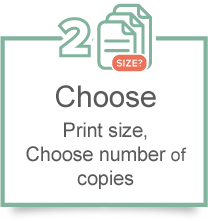 Choose print size