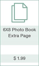 6x8 Photo Book Extra Page