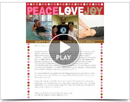 Click to play this Smilebox newsletter