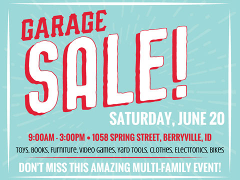 Garage Sale - Flyer - Smilebox